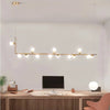 Nordic restaurant bar glass pendant light