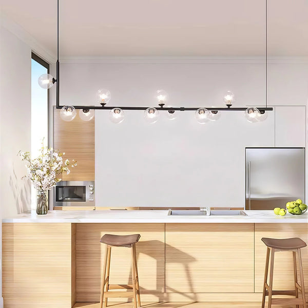 Nordic restaurant bar glass pendant light