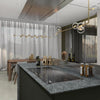 Nordic restaurant bar glass pendant light