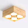 Japanese style wooden corridor ceiling lamp