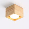Japanese style wooden corridor ceiling lamp