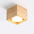 Japanese style wooden corridor ceiling lamp