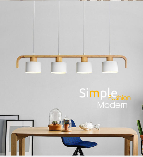 4-head macaron chandelier