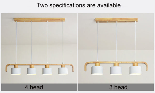 4-head macaron chandelier