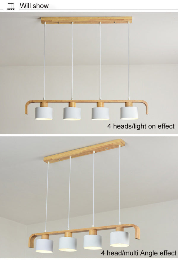 4-head macaron chandelier