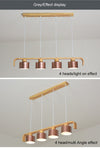 4-head macaron chandelier