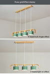 4-head macaron chandelier
