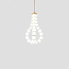 Copper Acrylic Pearl Necklace Pendant Light