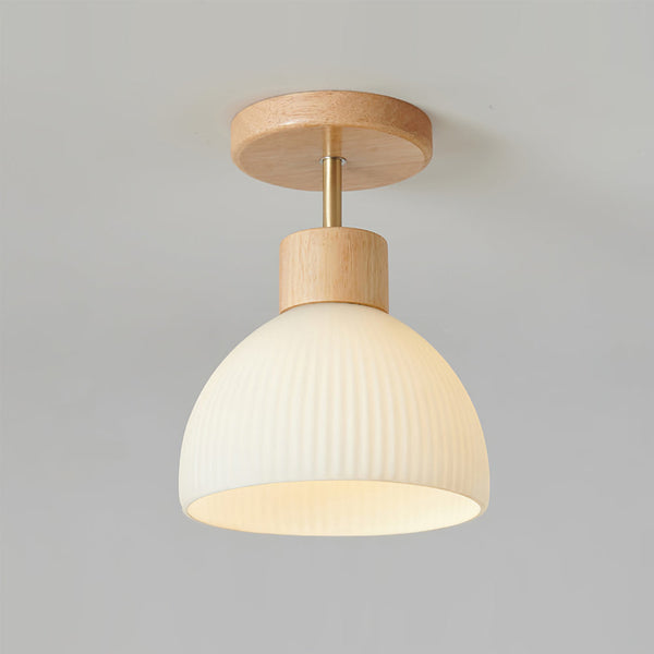Modern wooden entrance ceiling lamp