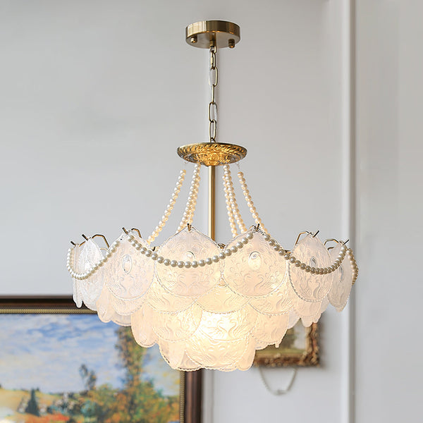 Living room light luxury crystal chandelier