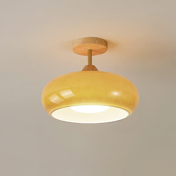 Simple spherical entrance corridor ceiling lamp