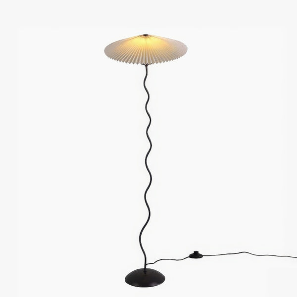 Pleated Shade Floor Lamp
