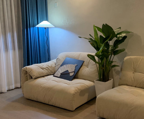 Pleated Shade Floor Lamp