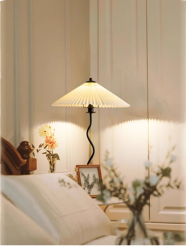 Pleated Shade Floor Lamp