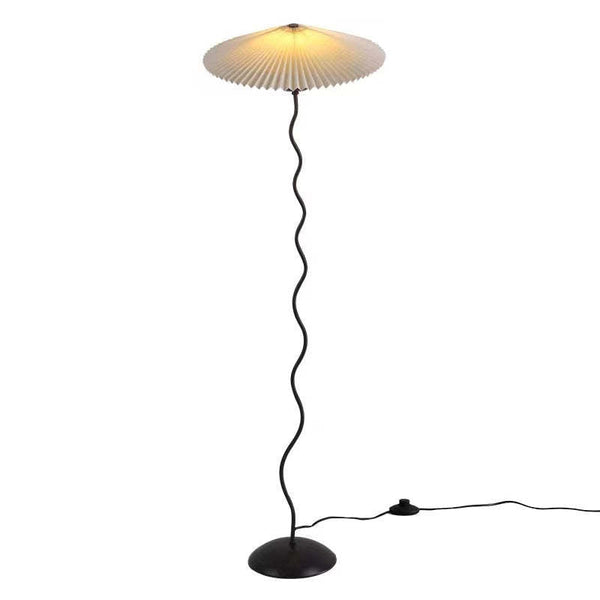 Pleated Shade Floor Lamp