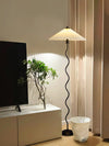 Pleated Shade Floor Lamp