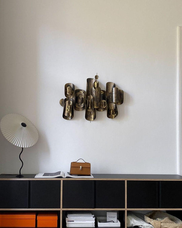 Lampe de table à abat-jour plissé