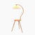 Pleated Shade & Solid Wood Floor Lamp