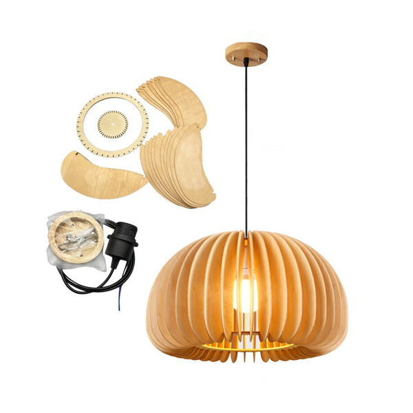 Suspension en bois de citrouille