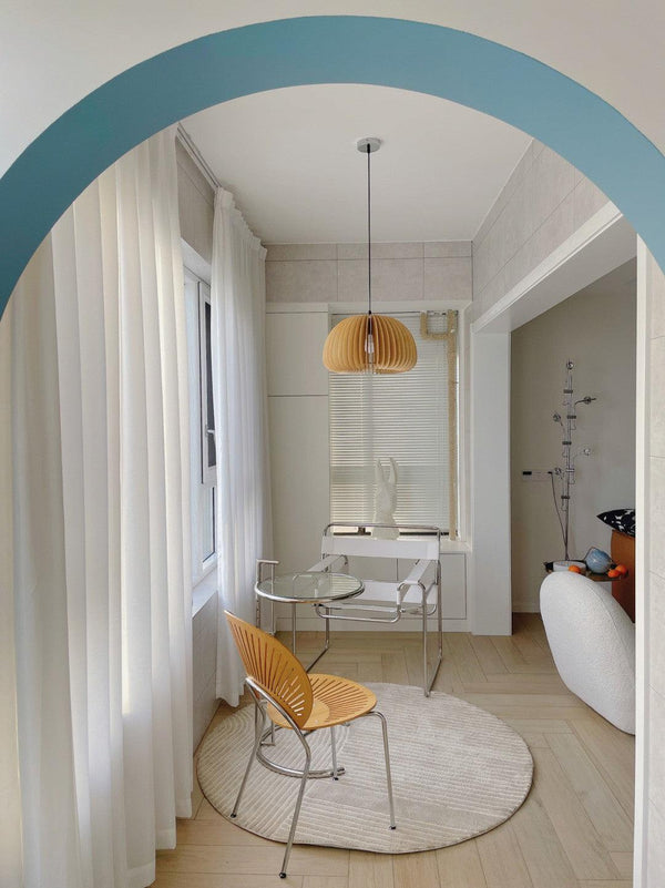 Suspension en bois de citrouille