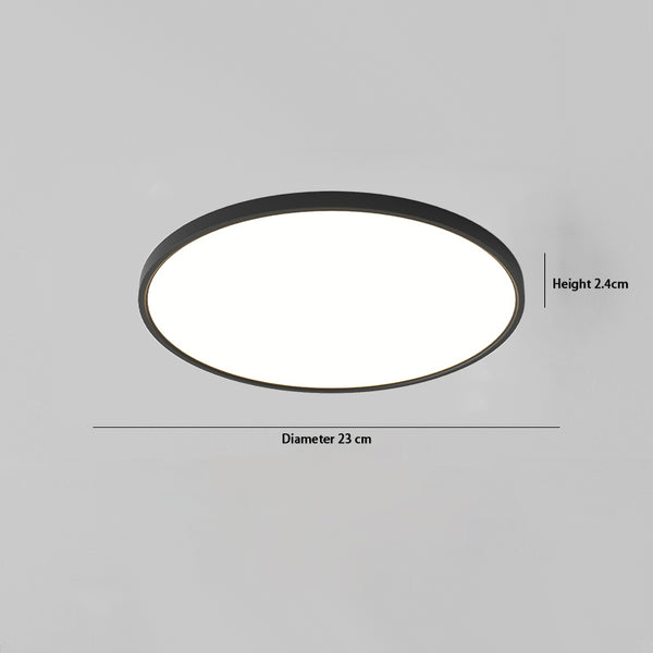Ultra-thin seamless ceiling light