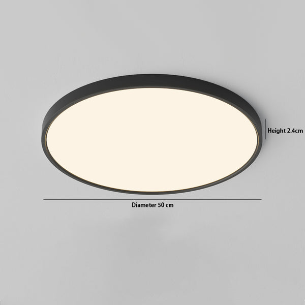 Ultra-thin seamless ceiling light