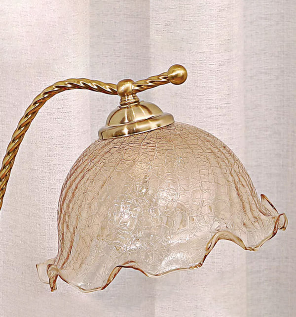 Lampe de table rétro en forme de queue de poisson