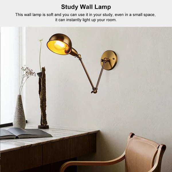 Retro Foldable Iron Wall Lamp