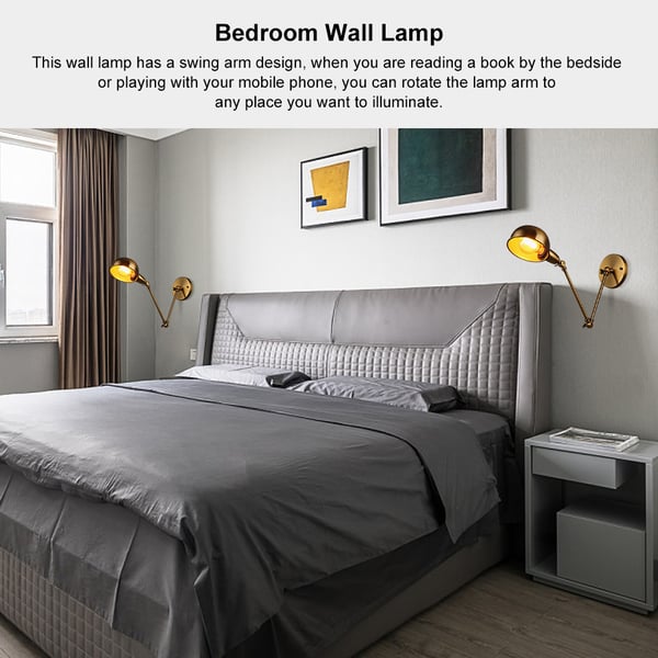 Retro Foldable Iron Wall Lamp