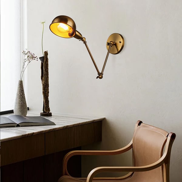 Retro Foldable Iron Wall Lamp