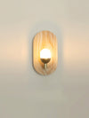 Retro Log Wall Lamp Bedroom Bedside Lamp