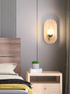 Retro Log Wall Lamp Bedroom Bedside Lamp