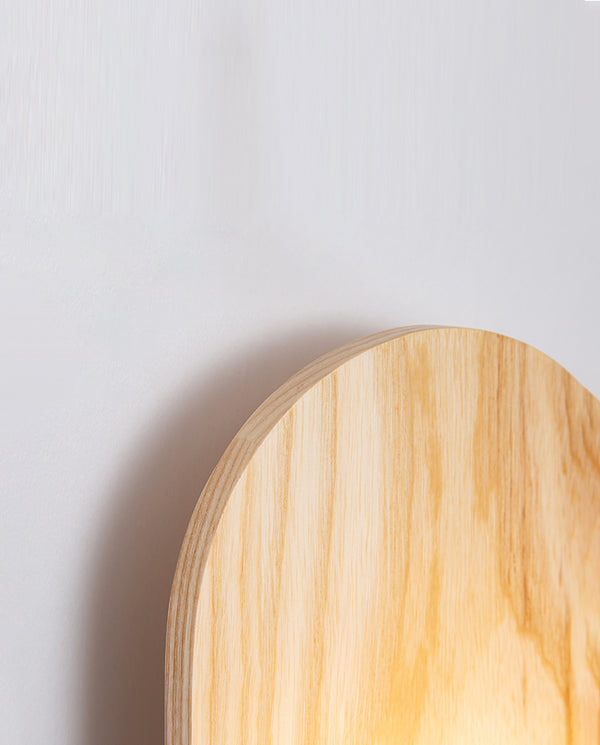 Retro Log Wall Lamp Bedroom Bedside Lamp