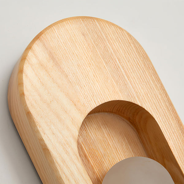 Retro Log Wall Lamp Bedroom Bedside Lamp