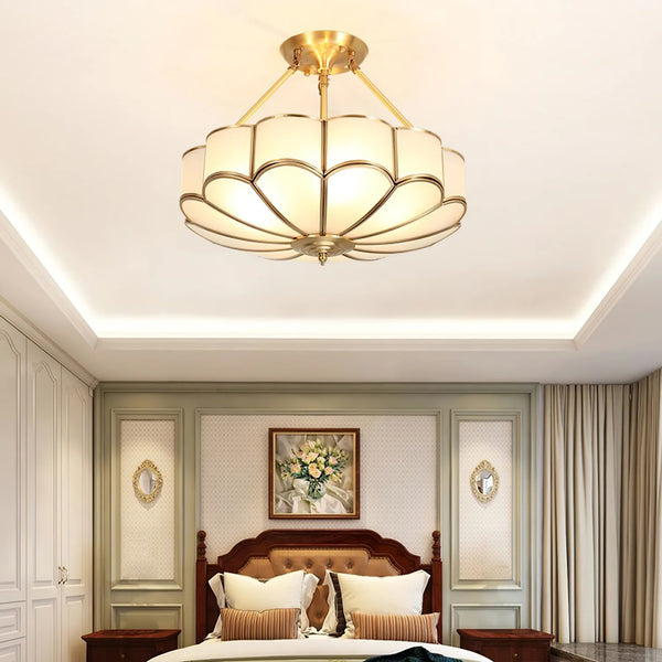 Retro Petal Ceiling Lamp