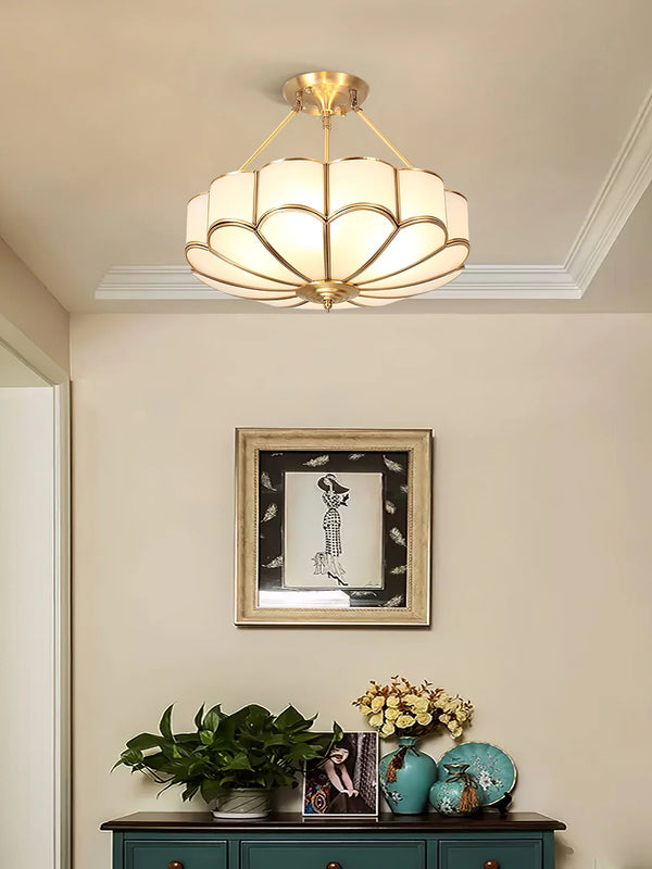 Retro Petal Ceiling Lamp