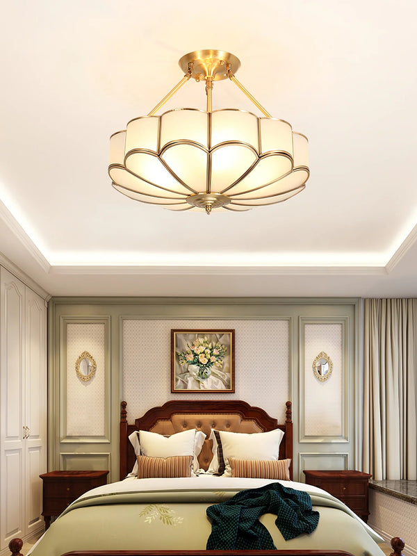 Retro Petal Ceiling Lamp