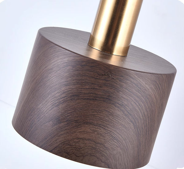 Applique murale rétro en grain de bois