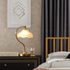 Retro bedroom study petal table lamp