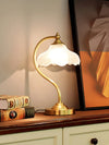 Retro bedroom study petal table lamp
