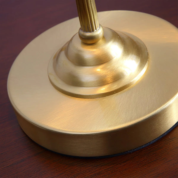 Retro bedroom study petal table lamp