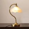 Retro bedroom study petal table lamp