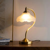 Retro bedroom study petal table lamp
