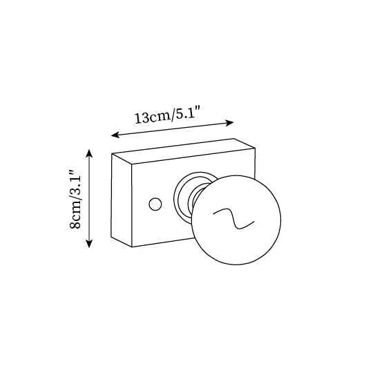 Retro bedside wall lamp