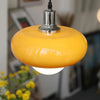 Retro glass bedside pendant light