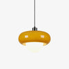 Retro glass bedside pendant light