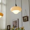Retro glass bedside pendant light