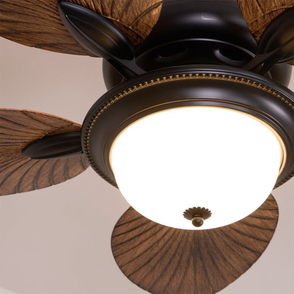 Retro ceiling fan lights for dining room and living room