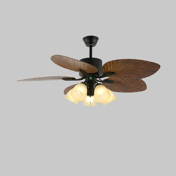 Retro ceiling fan lights for dining room and living room