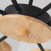 Drehbarer Kronleuchter aus Holz